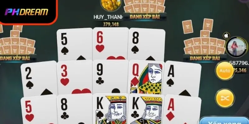 What are the card games offered by PHDREAM?