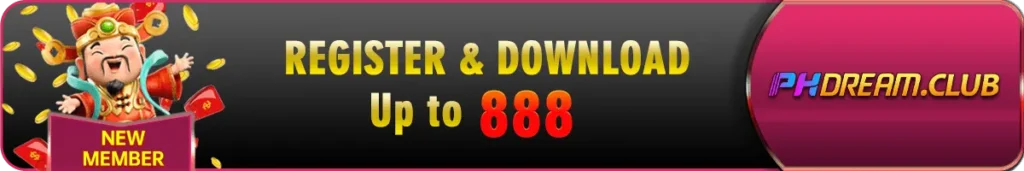Sign up now and get up to 888 PHP bonus from PHDREAM